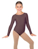 Solid Lycra Long Sleeve Leotard