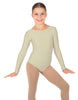 Solid Lycra Long Sleeve Leotard
