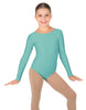 Solid Lycra Long Sleeve Leotard