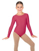 Solid Lycra Long Sleeve Leotard