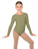 Solid Lycra Long Sleeve Leotard