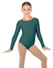 Solid Lycra Long Sleeve Leotard