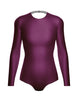 Solid Lycra LS Leotard Triangle Back