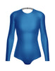 Solid Lycra LS Leotard Triangle Back