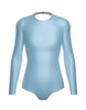 Solid Lycra LS Leotard Triangle Back