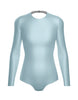 Solid Lycra LS Leotard Triangle Back