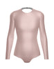 Solid Lycra LS Leotard Triangle Back