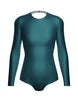 Solid Lycra LS Leotard Triangle Back