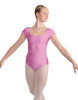Solid Lycra Cap Sleeve Square Neck Leotard