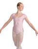 Solid Lycra Cap Sleeve Square Neck Leotard
