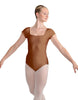 Solid Lycra Cap Sleeve Square Neck Leotard