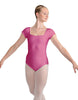 Solid Lycra Cap Sleeve Square Neck Leotard
