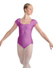 Solid Lycra Cap Sleeve Square Neck Leotard