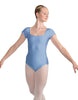 Solid Lycra Cap Sleeve Square Neck Leotard