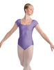 Solid Lycra Cap Sleeve Square Neck Leotard