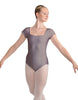 Solid Lycra Cap Sleeve Square Neck Leotard