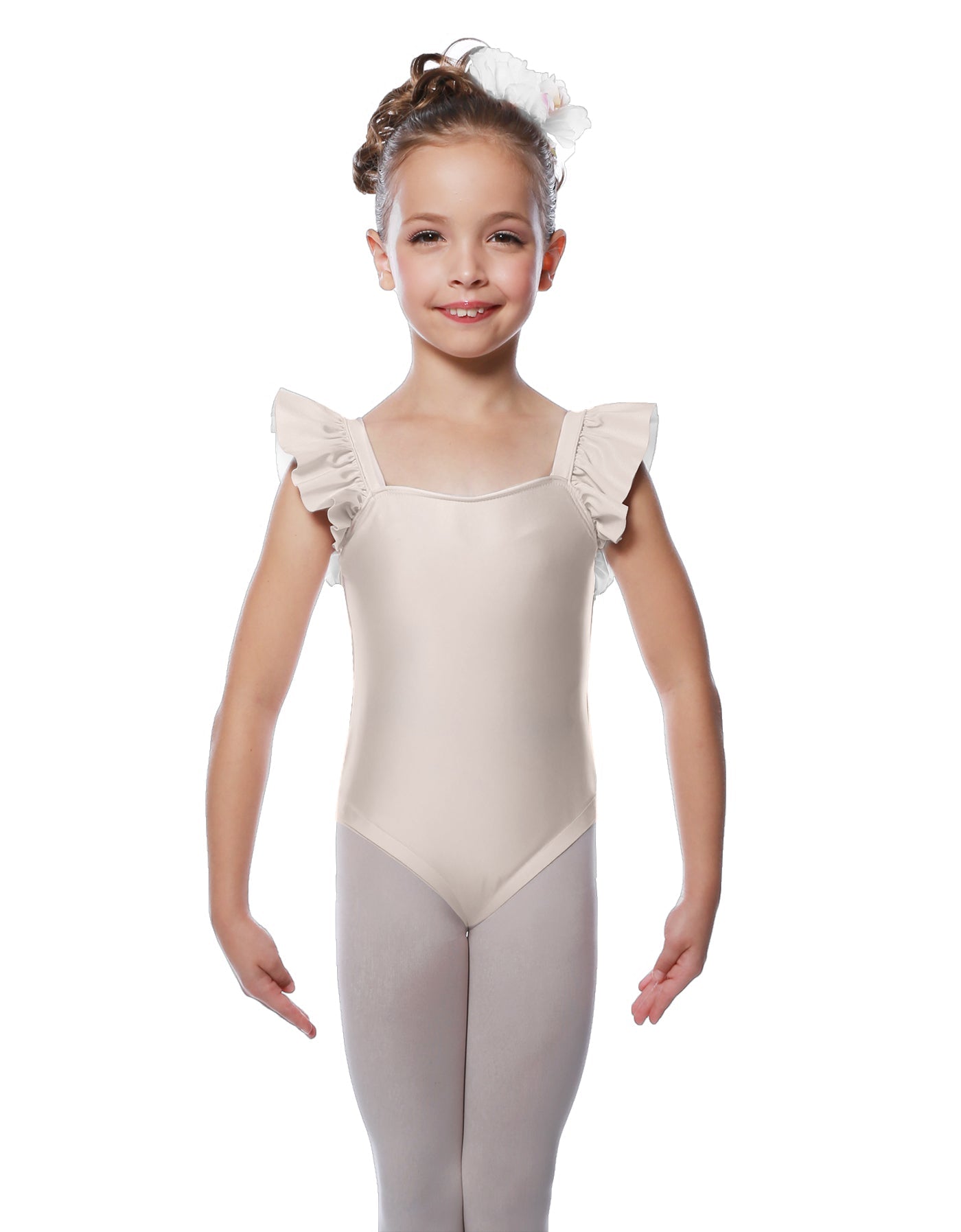 Solid Lycra Flutter Strap Leotard