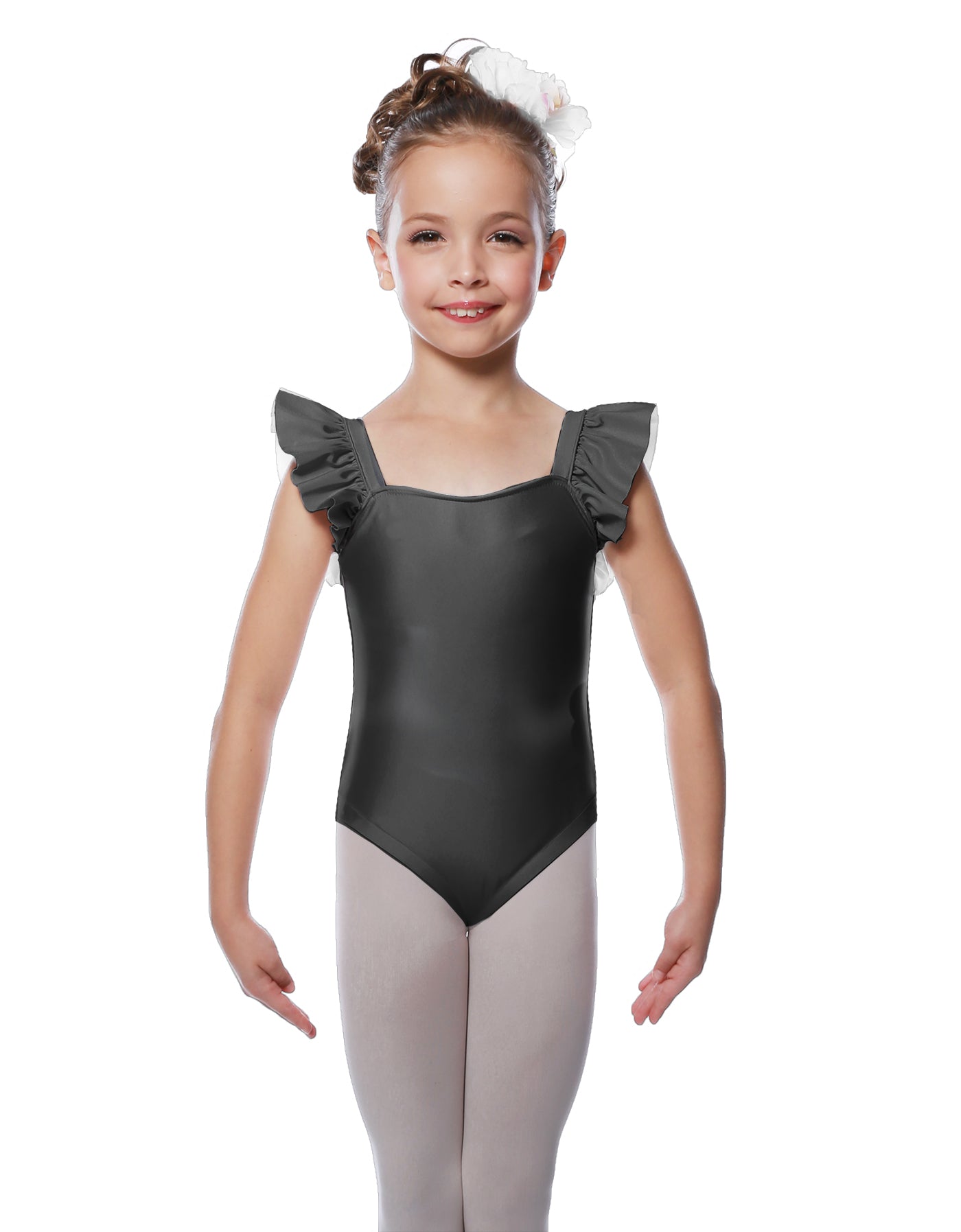 Solid Lycra Flutter Strap Leotard