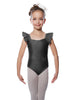 Solid Lycra Flutter Strap Leotard