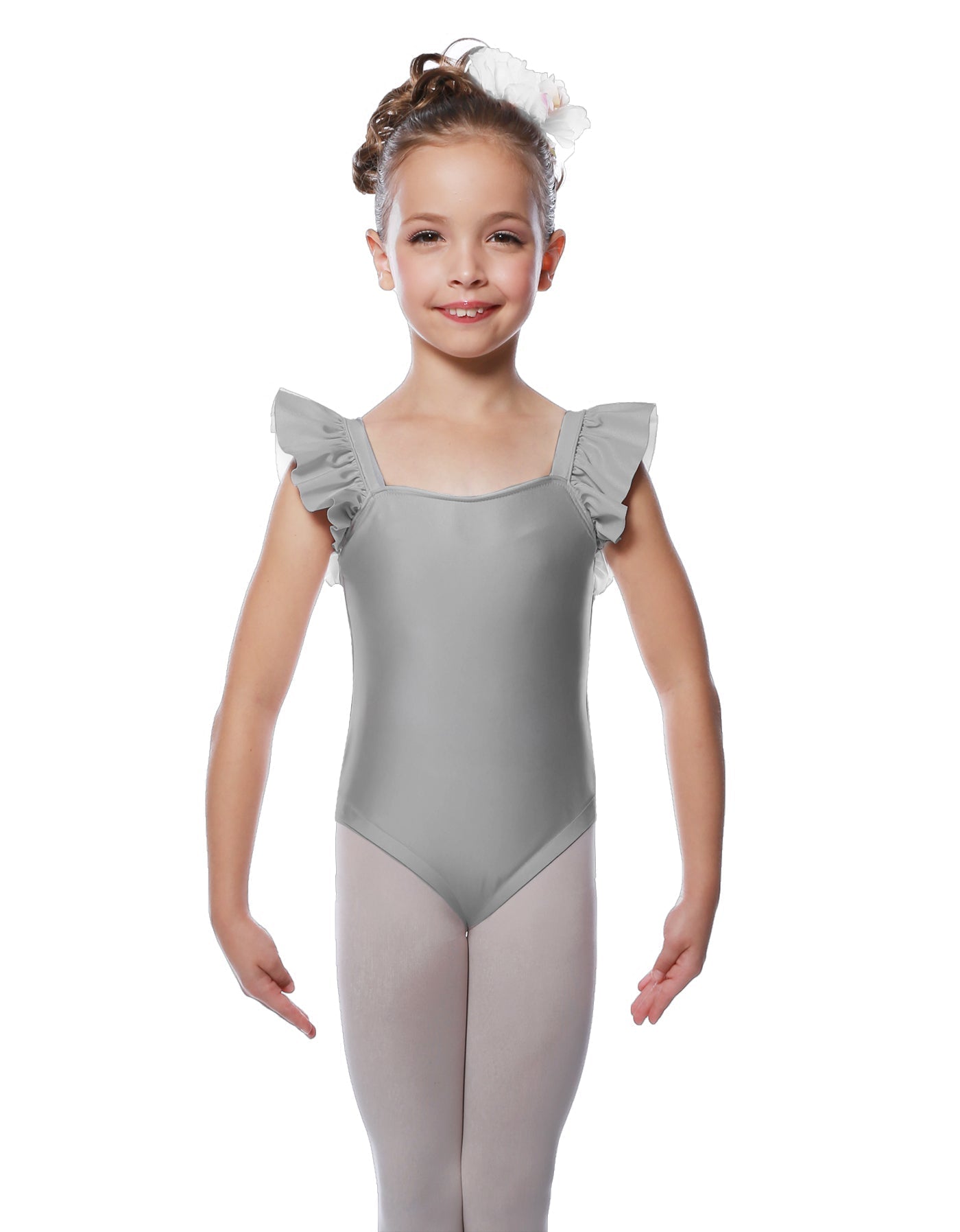Solid Lycra Flutter Strap Leotard