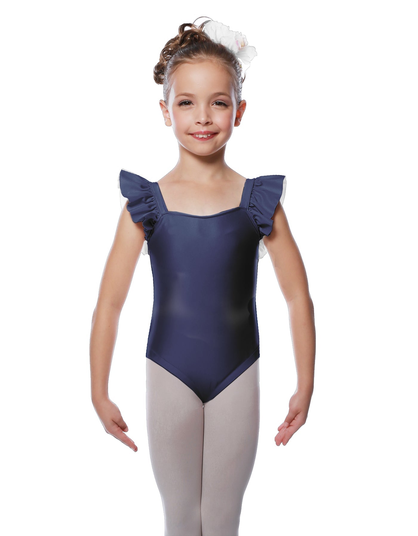 Solid Lycra Flutter Strap Leotard