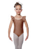 Solid Lycra Flutter Strap Leotard