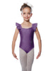Solid Lycra Flutter Strap Leotard