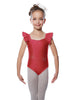 Solid Lycra Flutter Strap Leotard