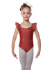 Solid Lycra Flutter Strap Leotard