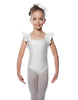 Solid Lycra Flutter Strap Leotard