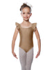 Solid Lycra Flutter Strap Leotard