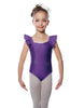 Solid Lycra Flutter Strap Leotard