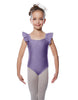 Solid Lycra Flutter Strap Leotard