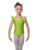 Solid Lycra Flutter Strap Leotard