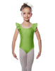 Solid Lycra Flutter Strap Leotard