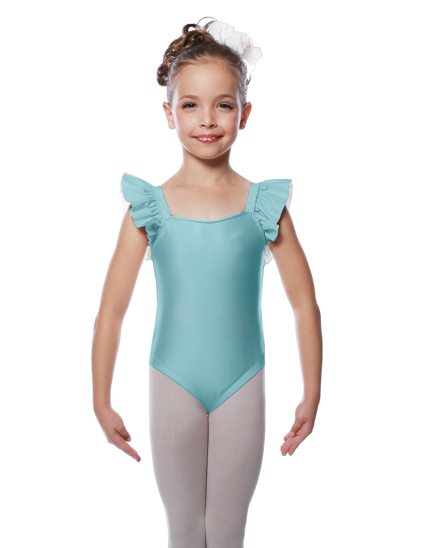 Solid Lycra Flutter Strap Leotard