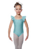 Solid Lycra Flutter Strap Leotard