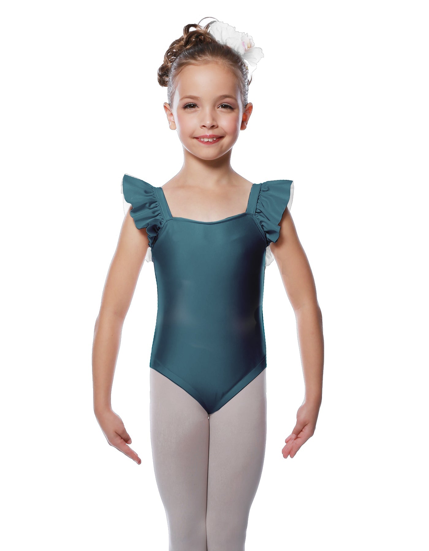 Solid Lycra Flutter Strap Leotard