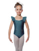 Solid Lycra Flutter Strap Leotard