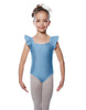 Solid Lycra Flutter Strap Leotard