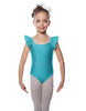 Solid Lycra Flutter Strap Leotard