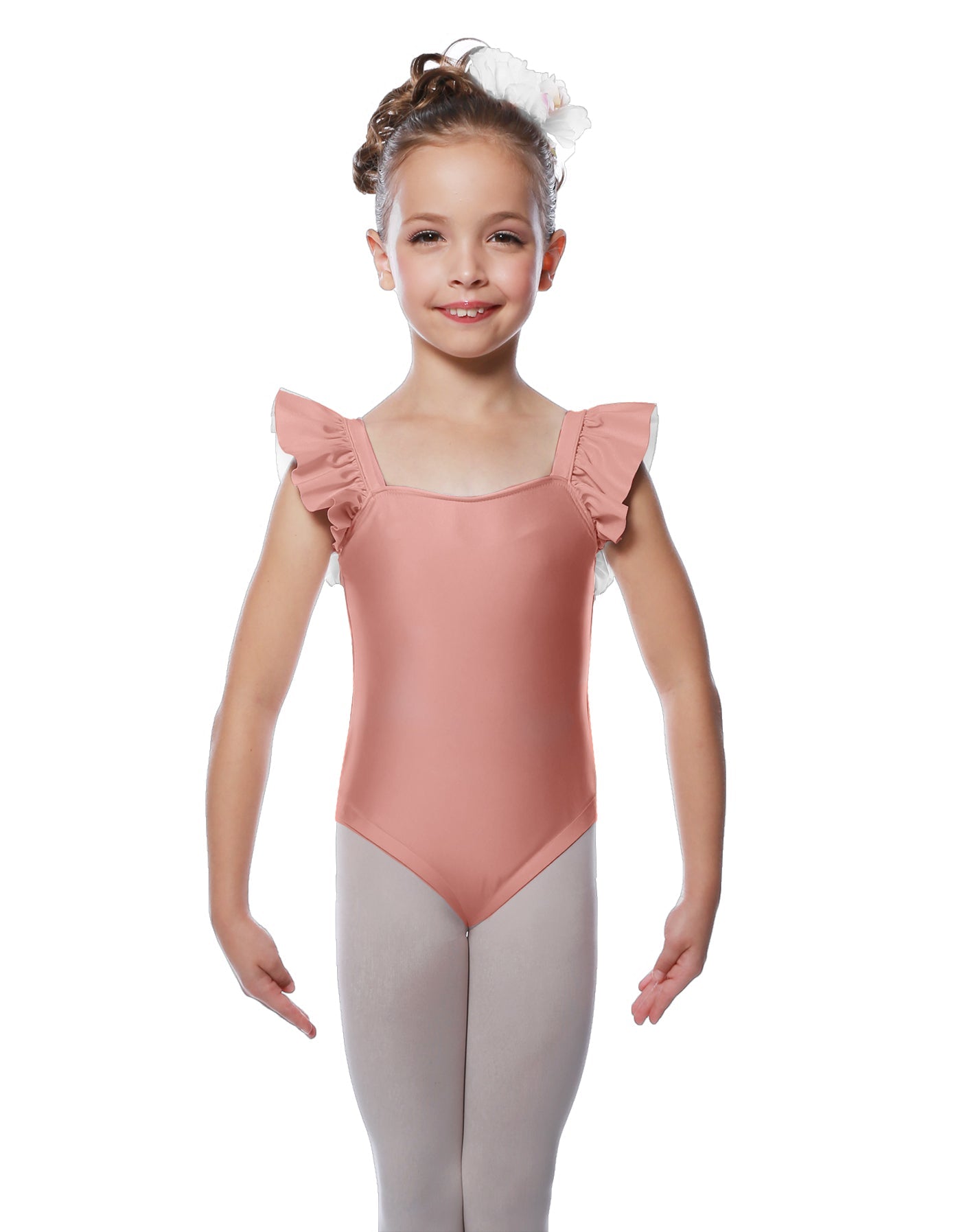 Solid Lycra Flutter Strap Leotard