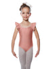 Solid Lycra Flutter Strap Leotard