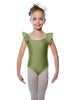 Solid Lycra Flutter Strap Leotard