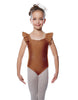 Solid Lycra Flutter Strap Leotard