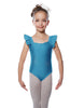 Solid Lycra Flutter Strap Leotard