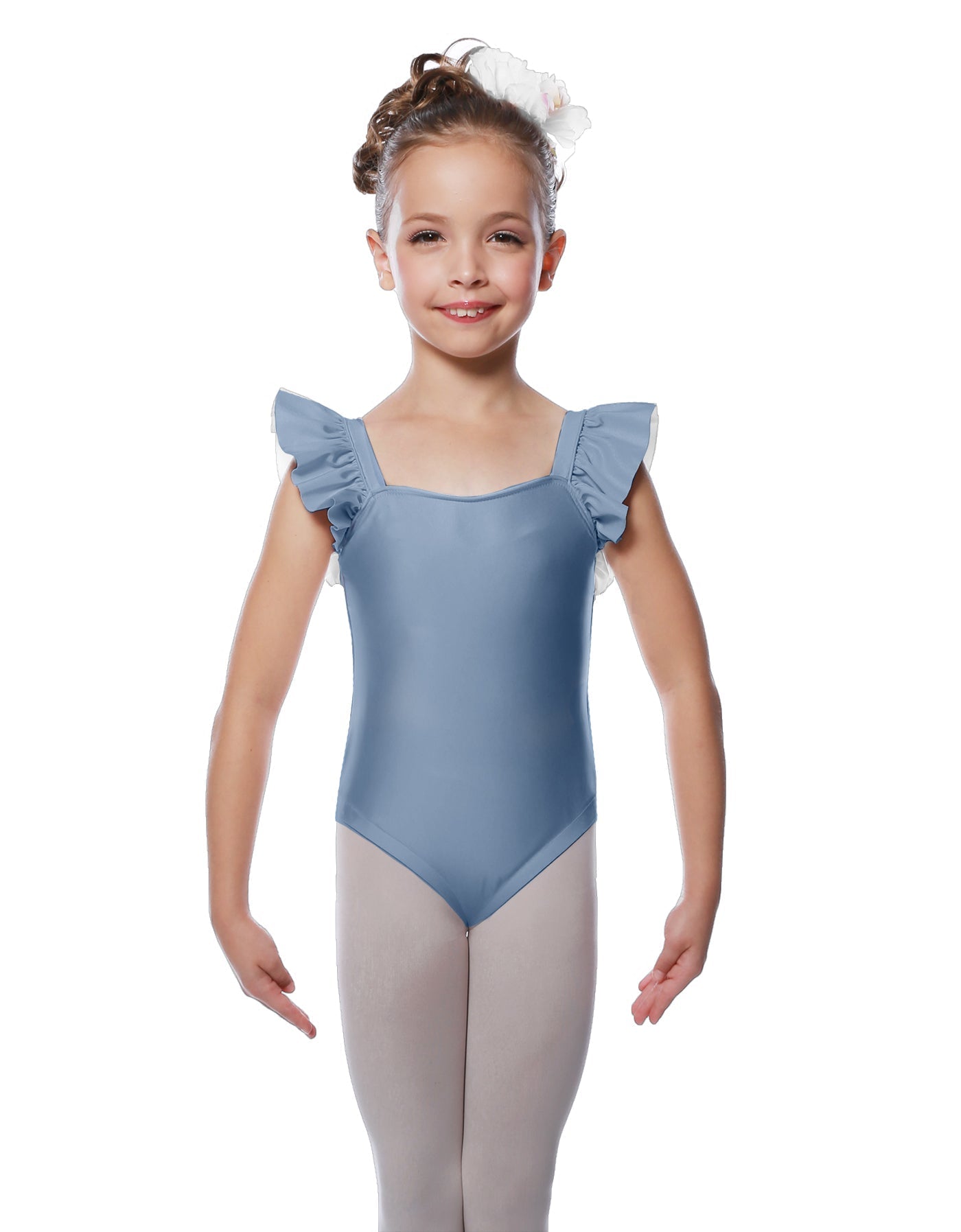 Solid Lycra Flutter Strap Leotard