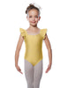 Solid Lycra Flutter Strap Leotard