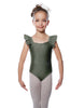 Solid Lycra Flutter Strap Leotard