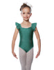 Solid Lycra Flutter Strap Leotard